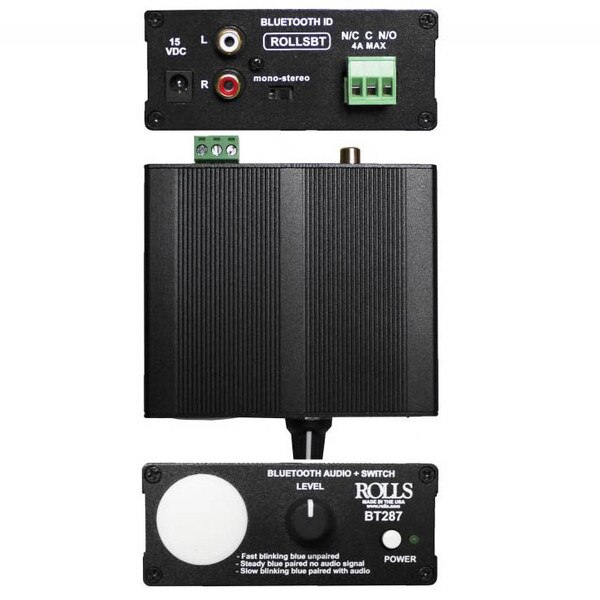 Rolls BT287 Bluetooth Audio Adapter with Switch